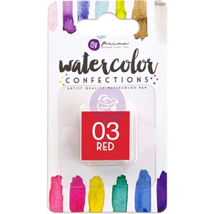 Picture of Prima Watercolor Confections Watercolor Pan Refill - Red