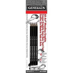 Picture of General's All-Art Woodless Graphite Pencils