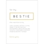 Picture of Kaisercraft Kaiser Style Greeting Card - Bestie