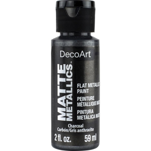Picture of DecoArt Acrylic Matte Metallics Μεταλλικό Ακρυλικό Χρώμα Ματ Φινίρισμα - Charcoal 
