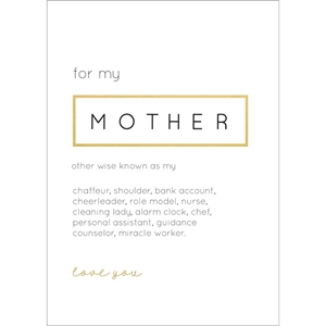 Picture of Kaisercraft Kaiser Style Greeting Card - Mother