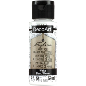 Picture of DecoArt Stylin Multi Purpose Ακρυλικό Χρώμα για Δέρμα 59ml - White