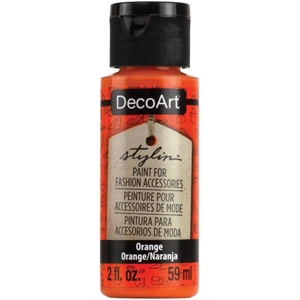 Picture of DecoArt Stylin Multi Purpose Paint 2oz - Orange