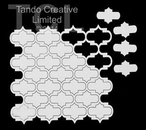 Picture of Tando Creative Chipboard - Grid Moroccan
