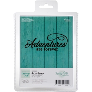 Picture of Couture Creations Every Day Sentiments Hotfoil Stamp - Adventures 