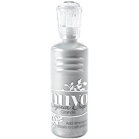 Εικόνα του Nuvo Crystal Drops Grande Metallic 3D Χρώμα για Λεπτομέρεια - Silver Lining