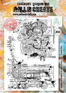 Picture of Aall & Create A4 Stamp #141 - Tropical Vibes