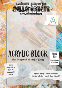 Picture of AALL and Create Acrylic Block - A4