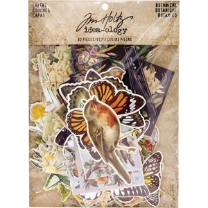 Picture of Tim Holtz Idea-Ology Layers Die Cuts Διακοσμητικά Εφήμερα - Botanical, 83τεμ.