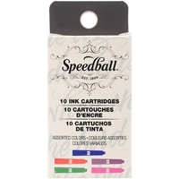Εικόνα του Speedball  Αμπούλες Μελάνης για Πένα - Σετ 5 Χρωμάτων (10τμχ)