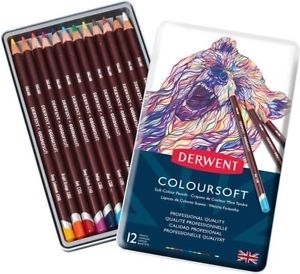 Picture of Derwent Coloursoft Pencil - Set of 12