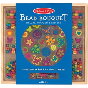Picture of Melissa & Doug Wooden Bead Set - Deluxe Bead Bouquet