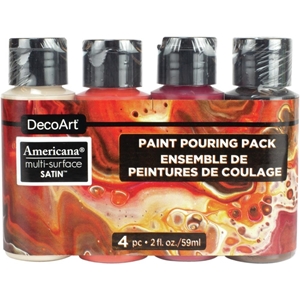 Picture of Σετ Ακρυλικά Χρώματα Americana Multi-Surface Paint Pouring Pack - Molten Lava