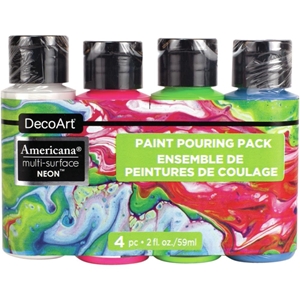 Picture of Σετ Ακρυλικά Χρώματα Americana Multi-Surface Paint Pouring Pack - Neons
