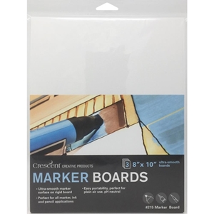 Picture of Crescent Marker Board 8''x10'' - Πινακίδα για Μαρκαδόρο και Μελάνια Οινοπνεύματος
