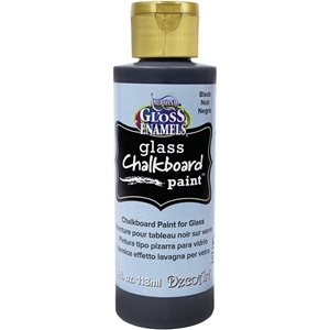 Picture of Gloss Enamels Glass Chalkboard Paint - Ειδικό χρώμα Μαυροπίνακα για Γυαλί, 118ml