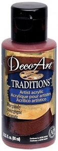 Picture of DecoArt Traditions Acrylic Paint 3oz - Burgundy