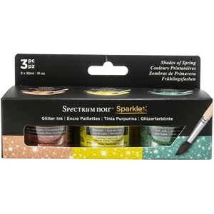 Picture of Spectrum Noir Sparkle Glitter Inks 1oz - Shades Of Spring