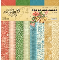 Εικόνα του Graphic 45 Patterns & Solids Paper Pad 12"X12"  - Joy To The World