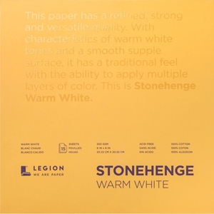 Picture of Stonehenge Paper Pad 8"x 8" - Μπλοκ Smooth Vellum, Warm White