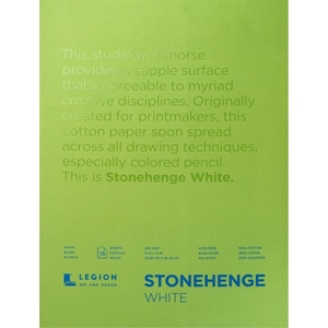 Picture of Legion Stonehenge Paper Pad 9"X12" - White