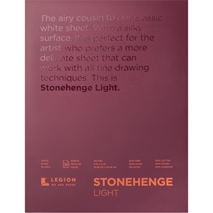 Picture of Stonehenge Light Paper Pad 9"X12" - White