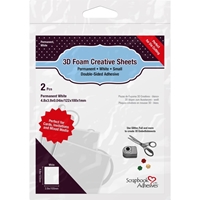 Εικόνα του Scrapbook Adhesives 3D Foam Creative Sheets 2/Pkg - Thin White