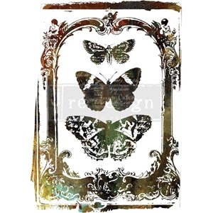 Picture of Prima Re-Design Decor Transfer 22"X30" - Butterfly Frame 