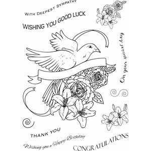 Picture of Sweet Dixie Clear Stamps Sharon Callis - Thoughtful Wishes