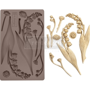 Picture of Prima Re-Design Decor Mould 5'' x 8'' - Bell Orchids