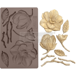 Picture of Prima Re-Design Decor Mould Καλούπι Σιλικόνης 5'' x 8'' - Winter Blooms