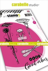 Picture of Carabelle Studio Cling Stamp A6 by Sultane - Very Good Vibes