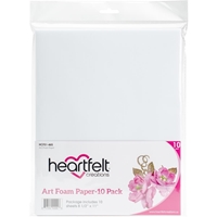 Εικόνα του Heartfelt Creations Art Foam Paper -  Ειδικό Χαρτί για Κατασκευή Λουλουδιων - 8.5"X11", 10 τεμ.