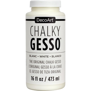 Picture of DecoArt Chalky Gesso Ultra-Matte Primer - Λευκό Γκέσο