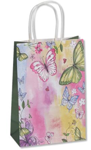 Picture of Handmade Paper Bag - Butterflies 1