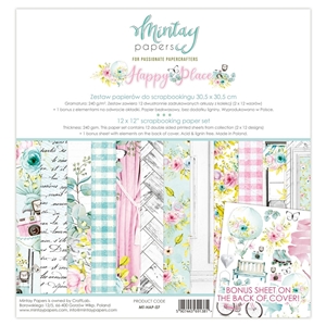 Picture of Mintay Papers Συλλογή Χαρτιών Scrapbooking Happy Place 12''x12'