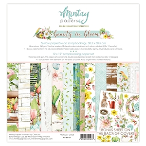Picture of Mintay Papers Paper Pad Beauty in Bloom 12''x12''