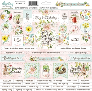 Picture of Mintay Papers Beauty in Bloom Chipboard Αυτοκόλλητα