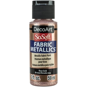 Picture of SoSoft Fabric Metallics Ακρυλικο Χρώμα για Ύφασμα 59ml - Rose Gold