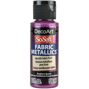 Picture of SoSoft Fabric Metallics Ακρυλικο Χρώμα για Ύφασμα 59ml - Raspberry Quartz