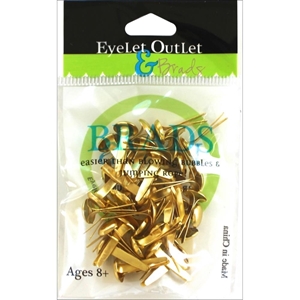 Picture of Eyelet Outlet Round Brads 8mm - Gold