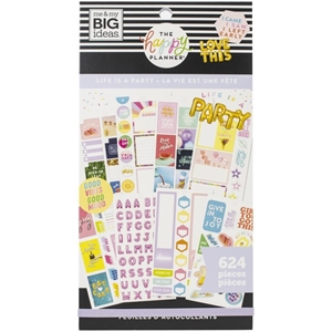 Picture of Happy Planner Sticker Value Pack Μπλοκ με Αυτοκόλλητα - Life Is A Party, 624τεμ.