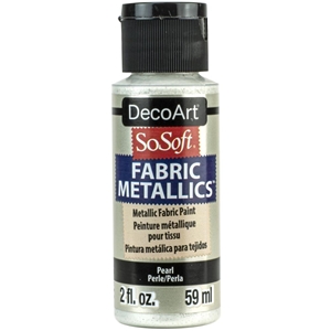 Picture of SoSoft Fabric Metallics Ακρυλικο Χρώμα για Ύφασμα 59ml - Pearl