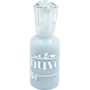 Picture of Nuvo Glitter Drops 3D Χρώμα για Λεπτομέρεια - Silver Crystals