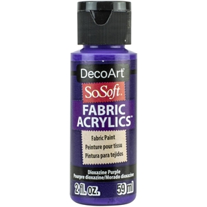 Picture of SoSoft Fabric Acrylic Paint 2oz - Dioxazine Purple