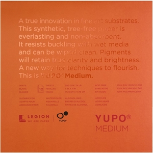 Picture of Legion Yupo Paper 7''x7'' - White