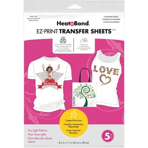 Picture of HeatnBond EZ Print Transfer Sheet - Εκτυπώσιμα Φύλλα Σιδερότυπου (5τμχ)