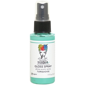 Picture of Dina Wakley Media Gloss Sprays Ακρυλικό Χρώμα σε Σπρέι, Φινίρισμα Γκλος  - Turquoise