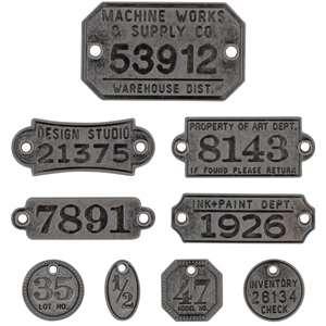 Picture of Idea-Ology Metal Factory Tags