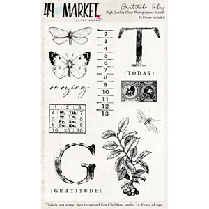 Picture of 49 And Market Clear Stamps - Gratitude Today